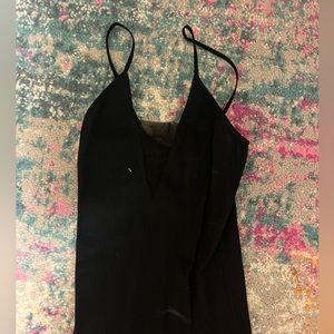 Free people Mesh cutout tank